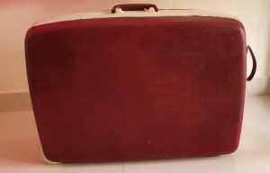Vintage Samsonite hard case suitcase, cleaned and ready to be painted