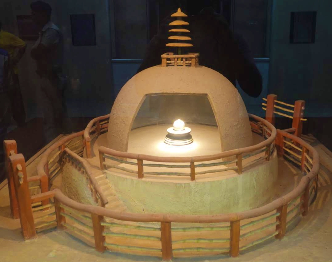 Buddha's relics at the patna museum