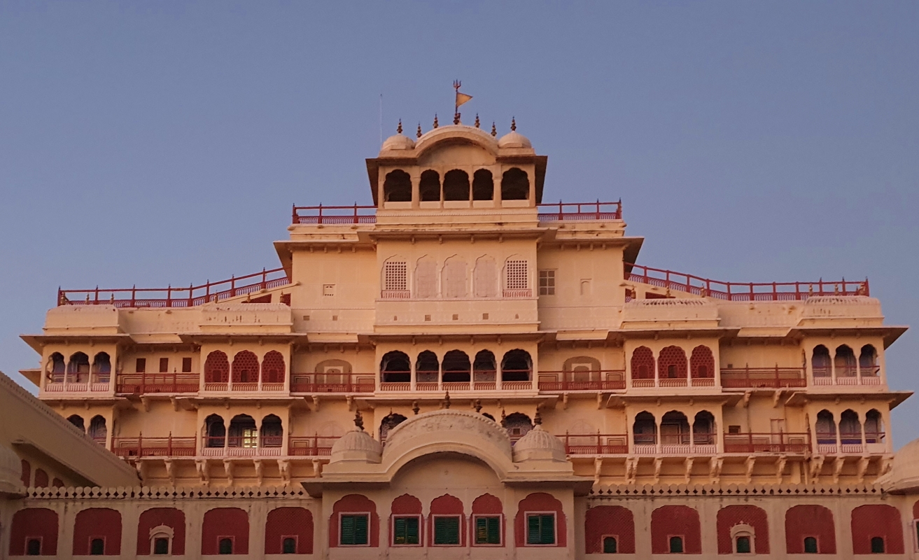 courtyard at city palace, Jaipur