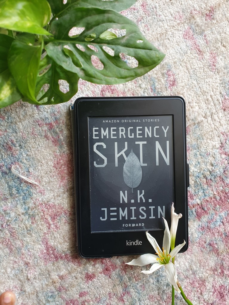 book review N K Jemisin_Emergency Skin