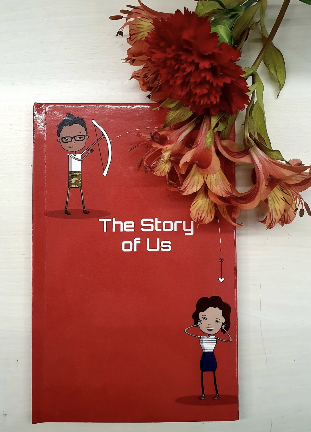 personalised story book about the story of us: perfect valentines day gift