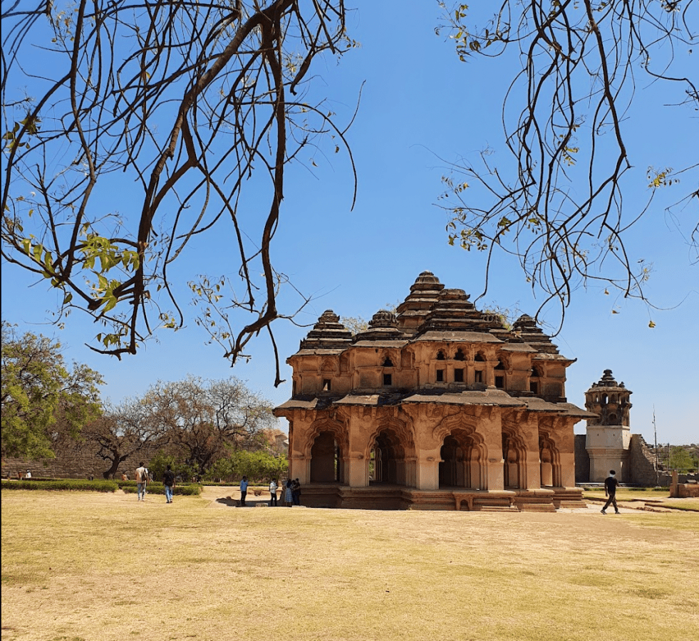 Hampi Lotus Palace in the royal enclosure