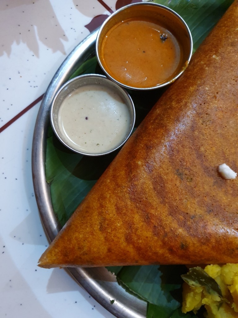 dosa with chutney