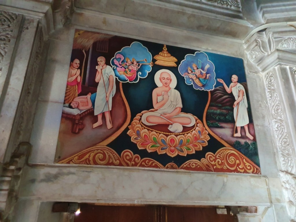 mural of Jain gods