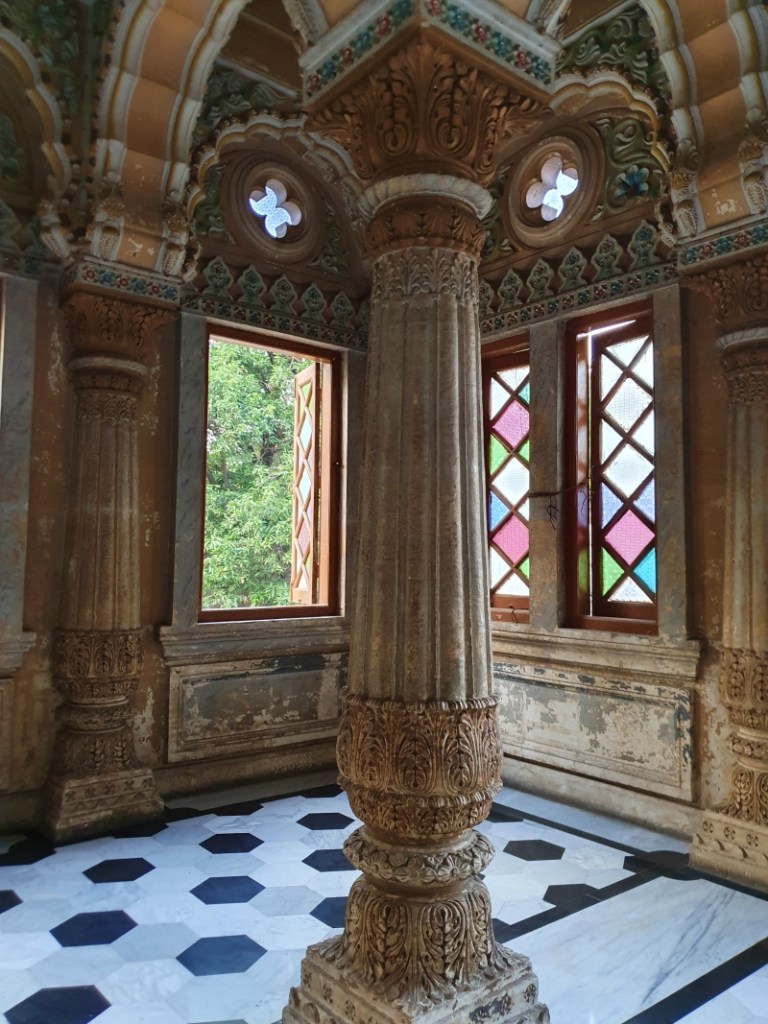 colourful windows and arches