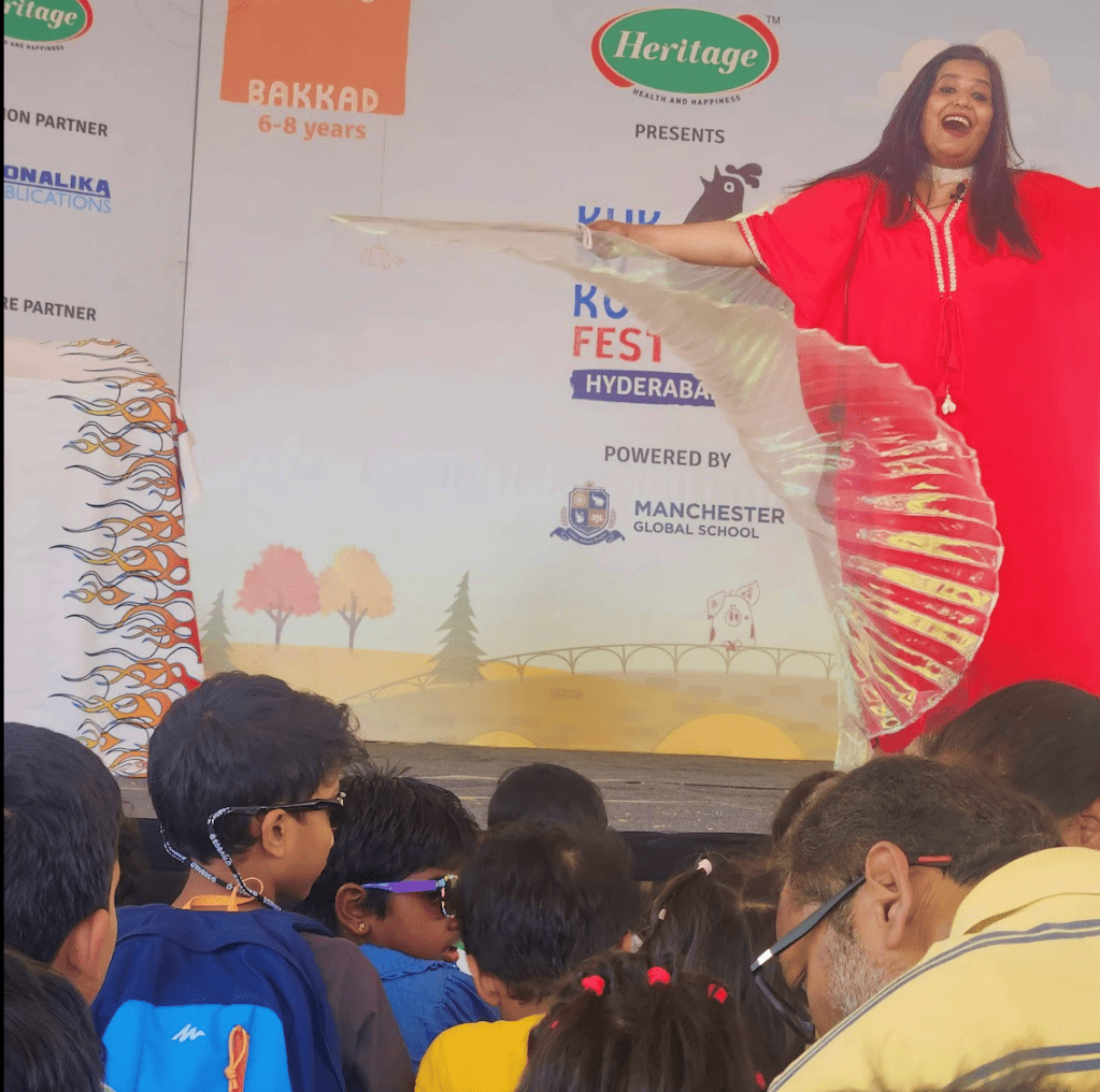 story telling for kids at the kukudu festival