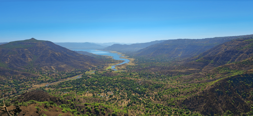 View from Elephant Head point in Mahabaleshwar