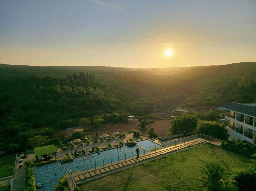 View from the Marriott Courtyard, Mahabaleshwar