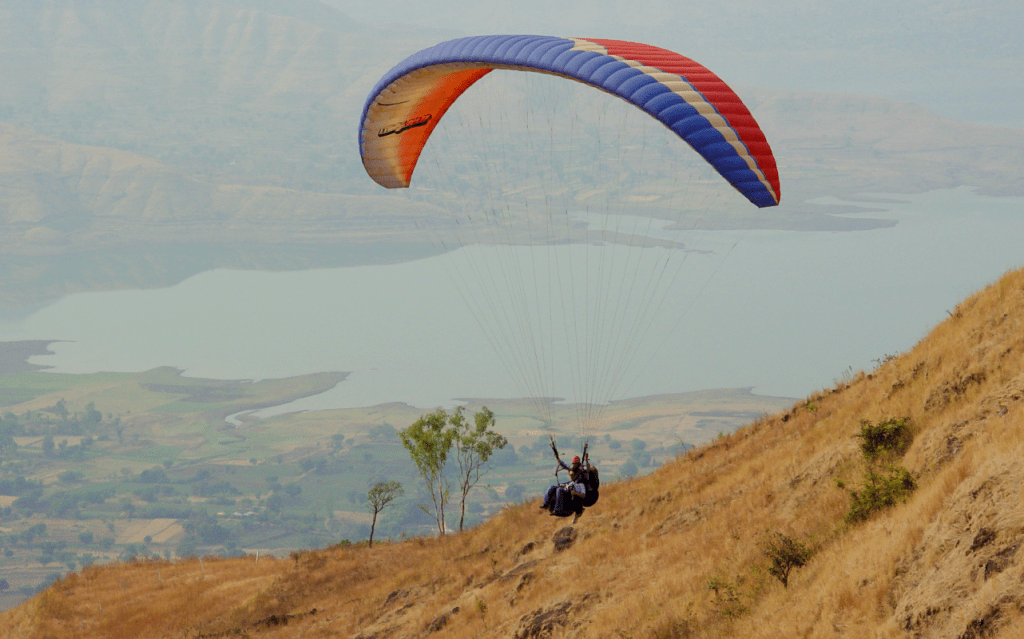 Paragliding at Panchgani