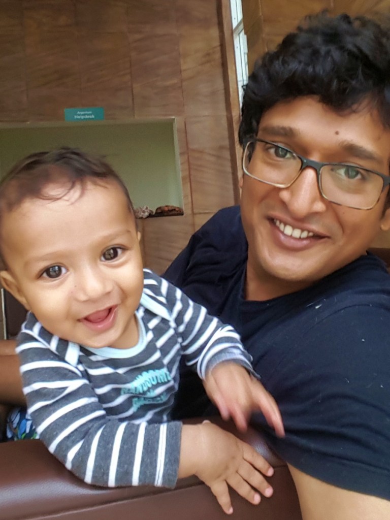 father and son bonding time