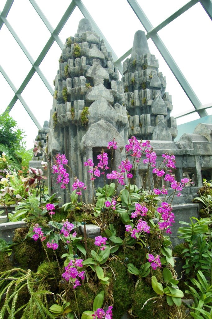 Singapore Flower dome Angkor wat