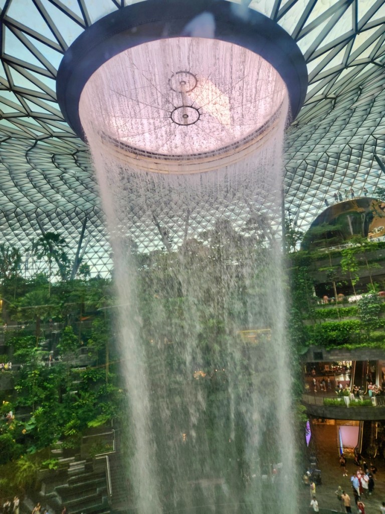 Singapore Changi Airport Jewel Waterfall