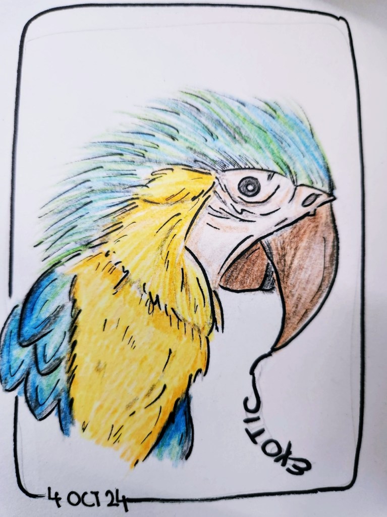 Inktober2024 Day 4: Exotic