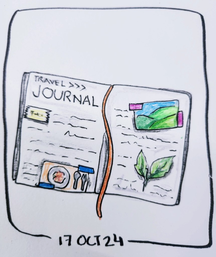 Inktober2024 Day 17: Journal