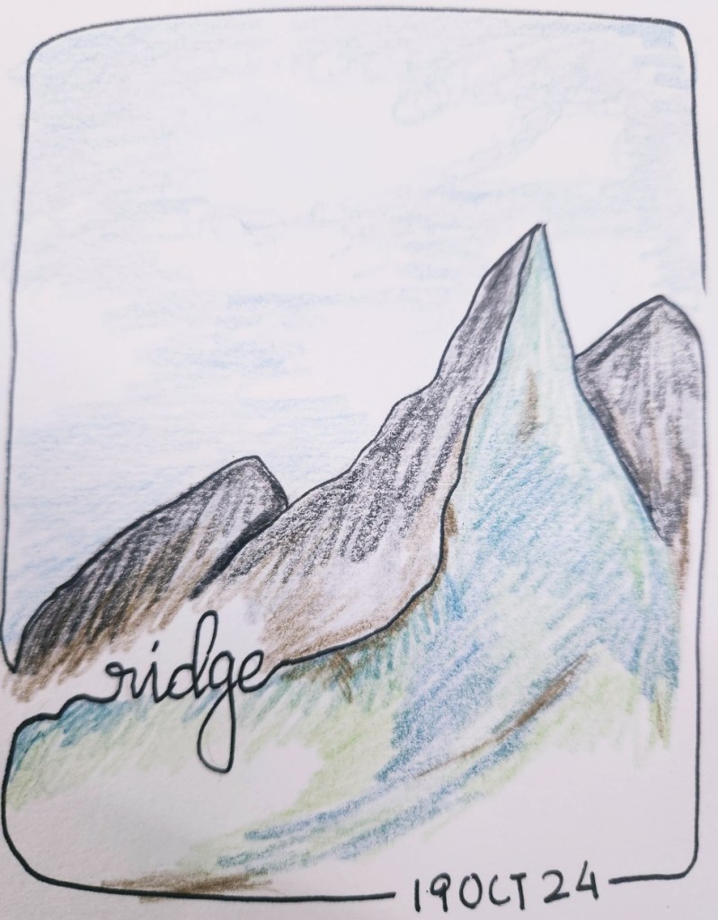 Inktober2024 day 19: Ridge