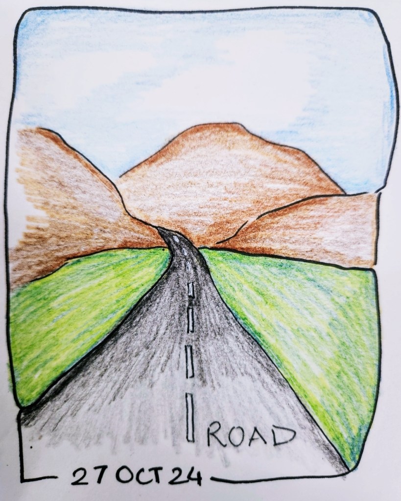 Inktober2024 day 27: Road