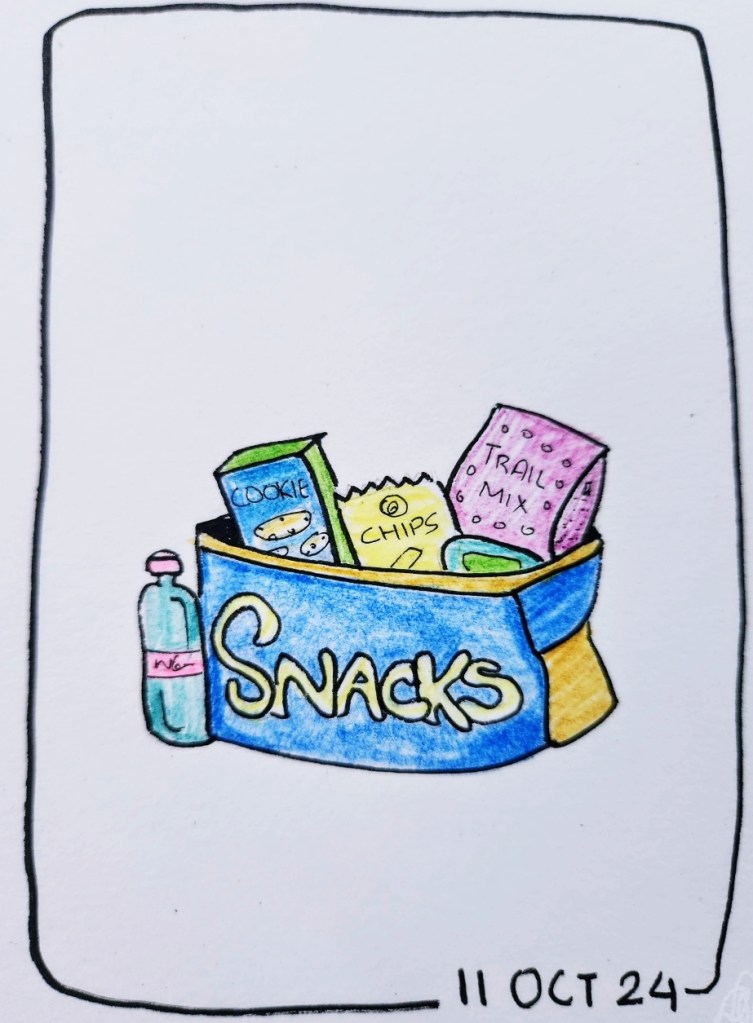 Inktober2024 day 11: Snacks