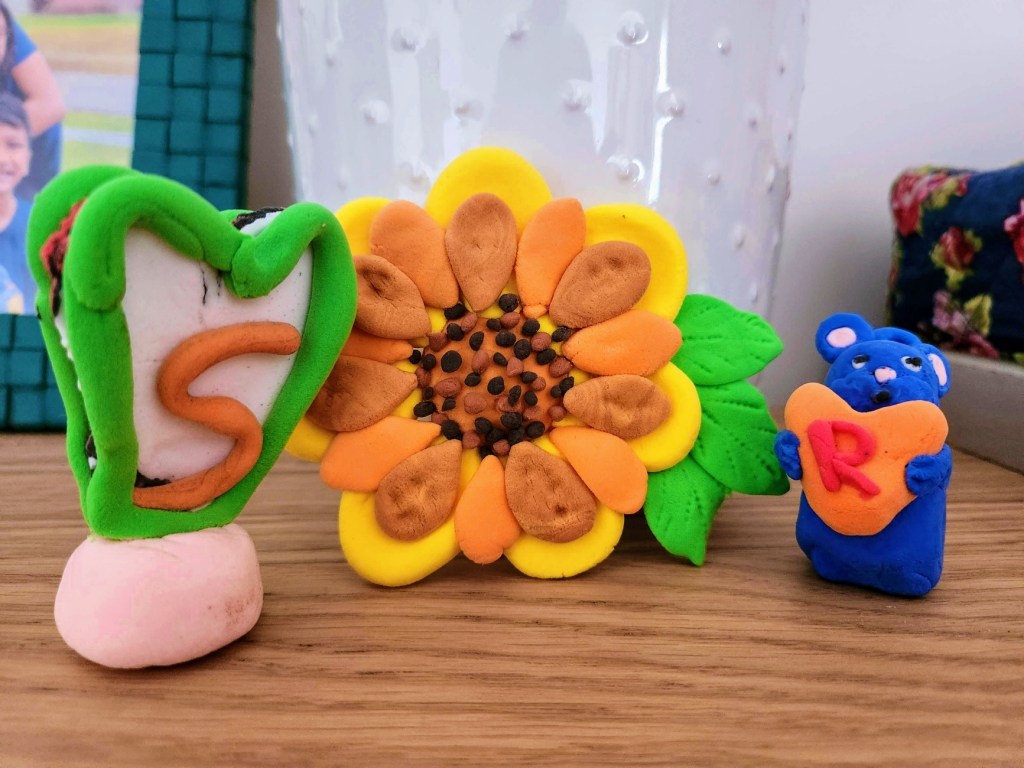Fun Christmas Crafts with Kids—Foam Clay&nbsp;Figurines