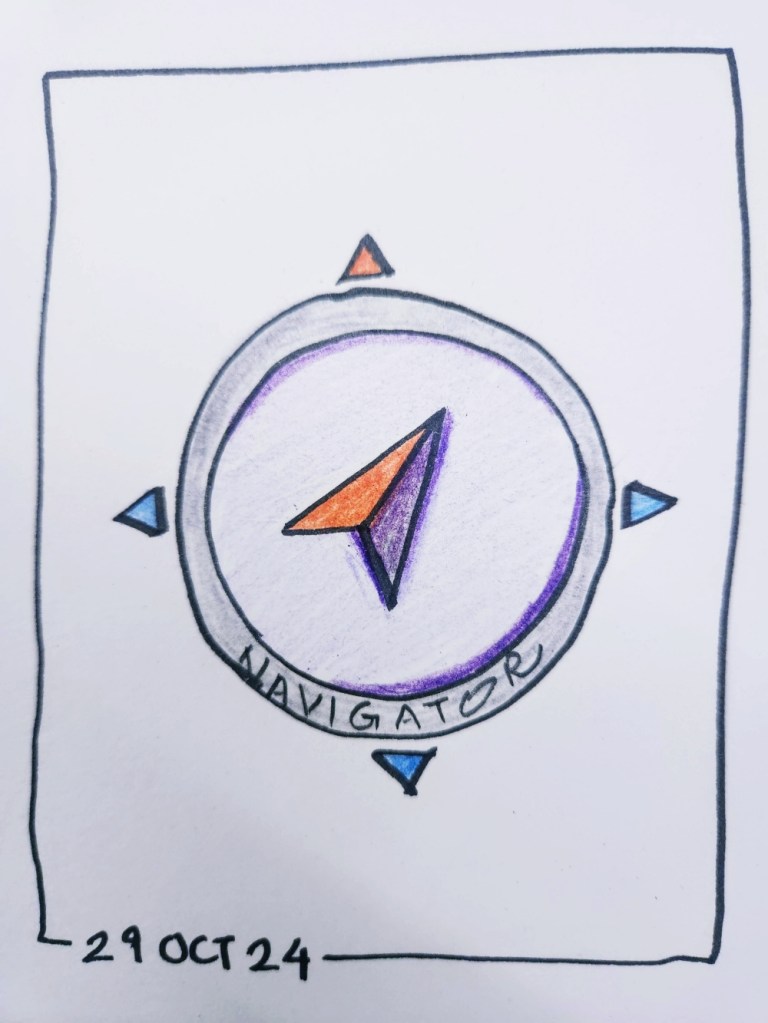 Inktober2024 Day 29: Navigator