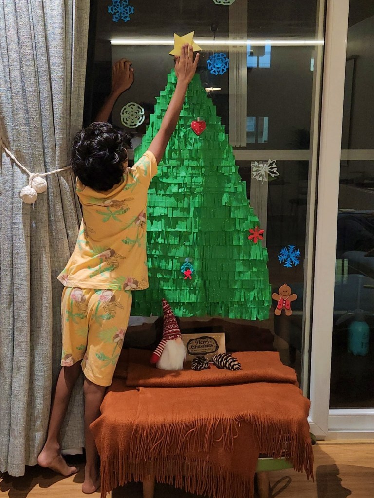 christmas star with kids