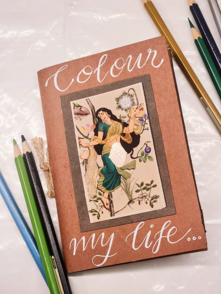 DIY Coloring book cover