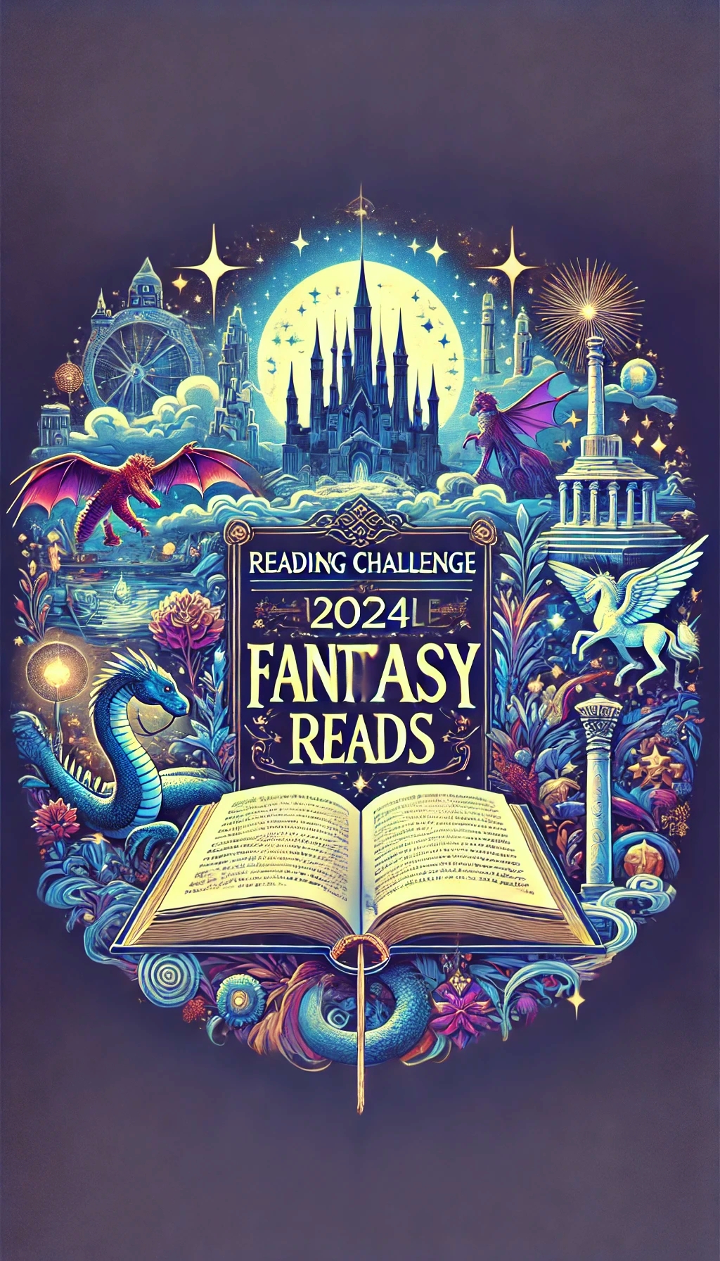 Fantasy Setting Reading Reading Challenge 2024: Unforgettable Fantasy Reads – Love, Life, & Beyond