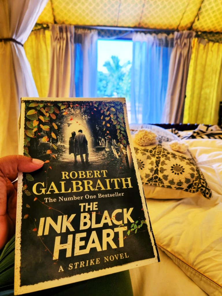 Book review of the Ink Black Heart  by Robert Galbraith Cormoran Strike novel