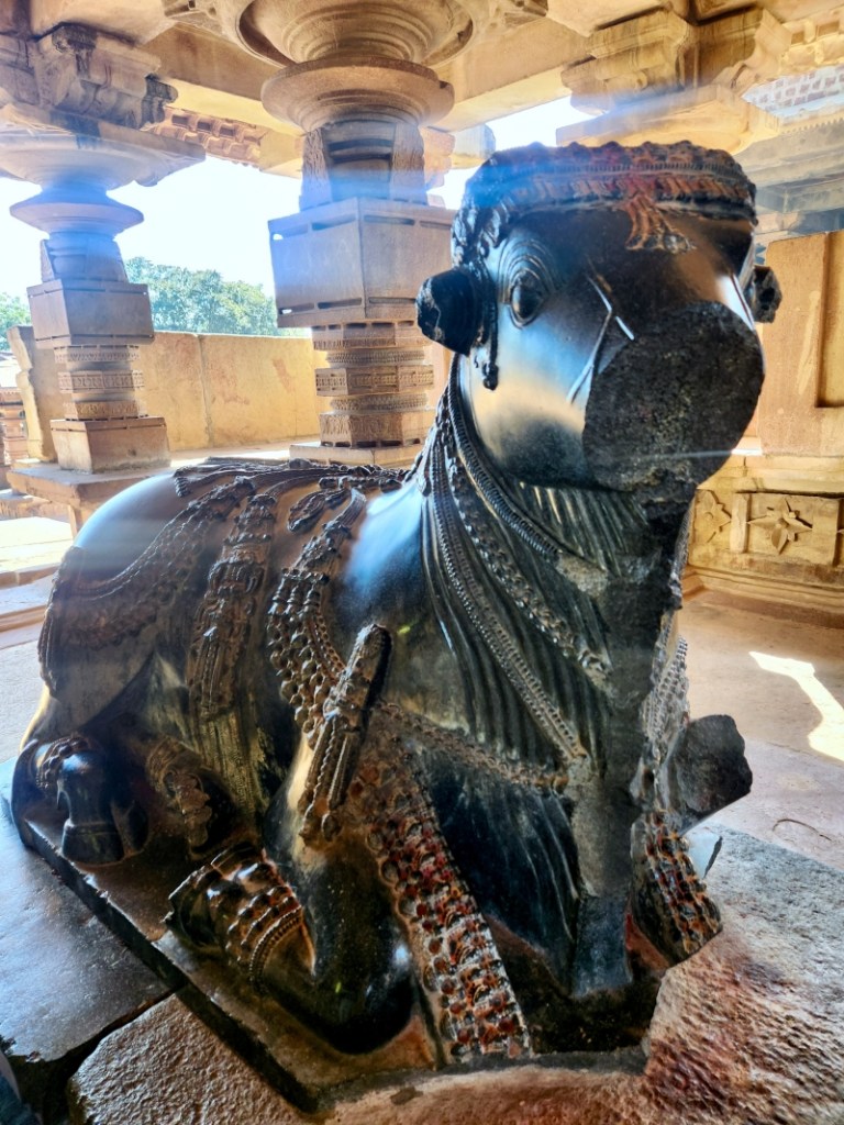 UNESCO site Ramappa Temple nandi bull