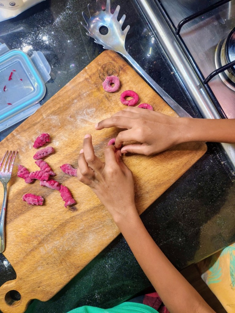 easy vegan lunch ideas Beetroot gnocchi