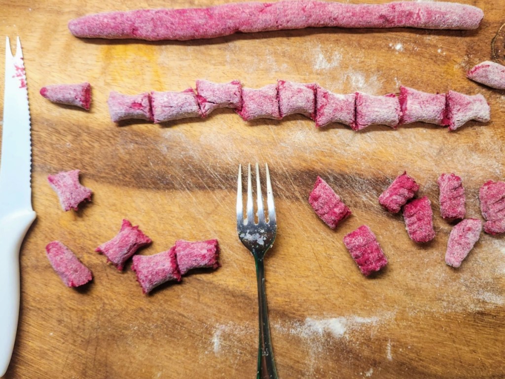 easy vegan dinner ideas Beetroot gnocchi recipe