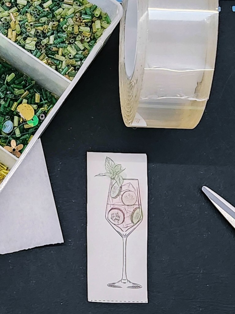 DIY Stickers with double sided tape