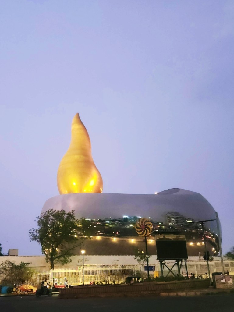 Telangana Martyrs Memorial also called as Telangana Amara Jyothi or Amaraveerula Stupam