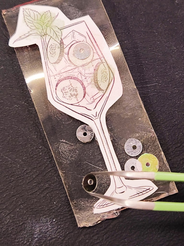 DIY Stickers with double sided tape