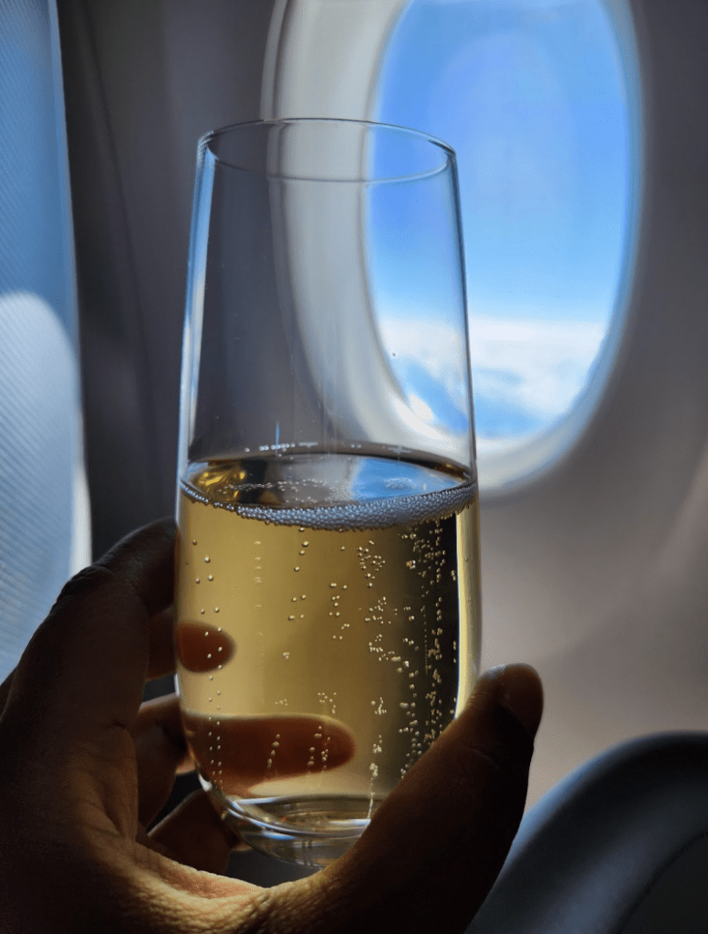Singapore airlines business class Champagne