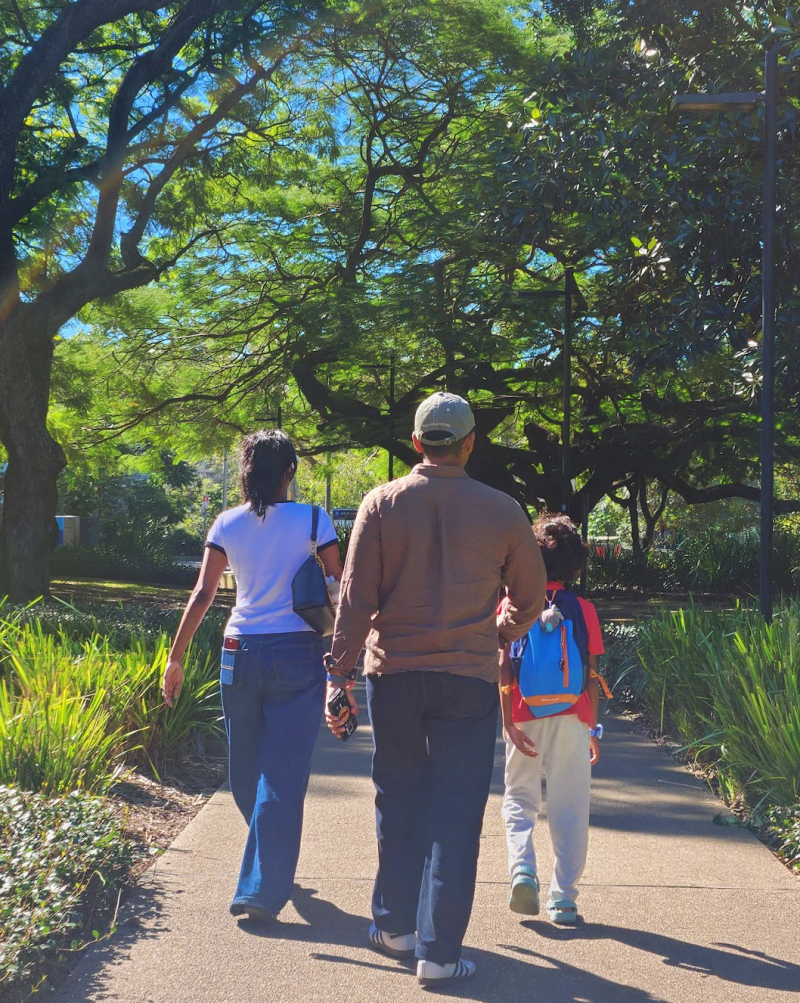 Queensland Uni morning walk
