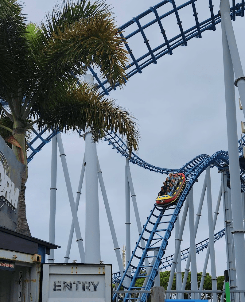 Sea World rollercoaster