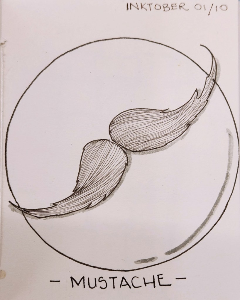 Inktober2024_Mustache