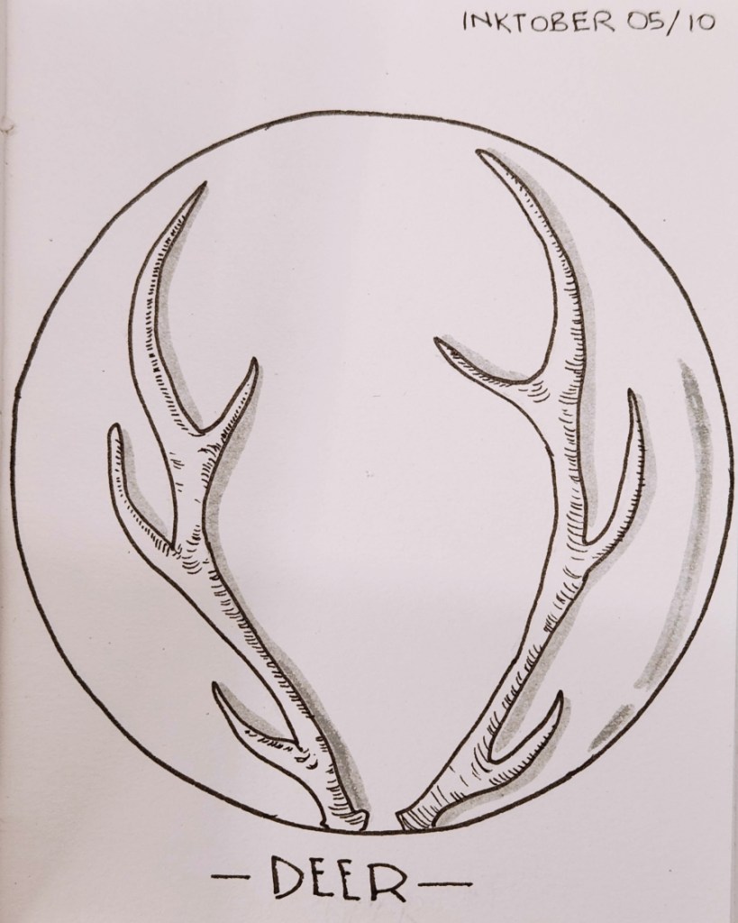 Inktober2025_Deer