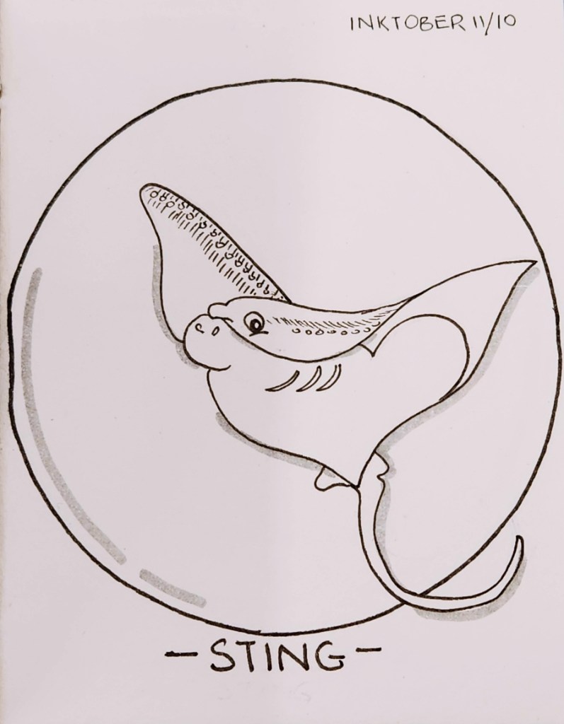 Inktober2025_Sting