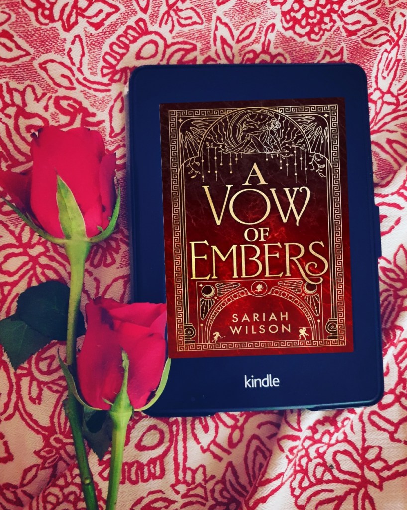 Sariah Wilson_Vow of Embers book review eye of the goddess trilogy