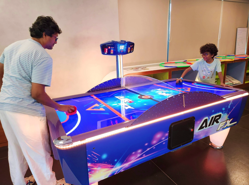 staycation Hyderabad Hilton Genome valley indoor games