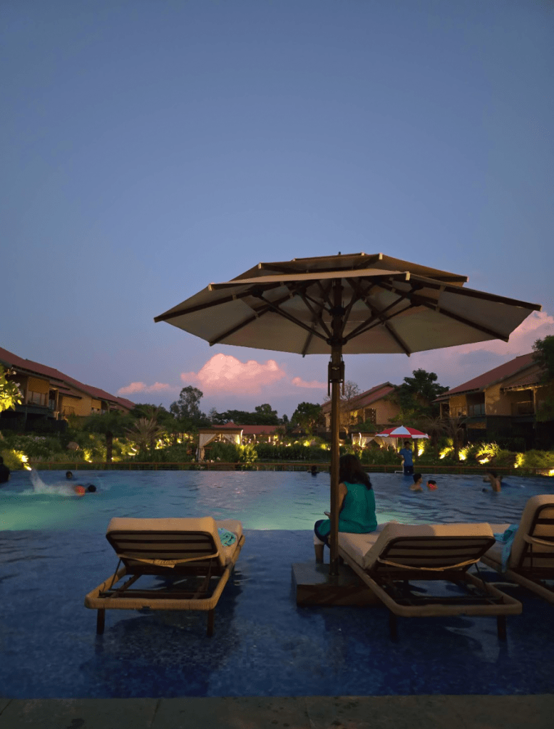 Hyderabad Hilton Genome valley swimming pool
